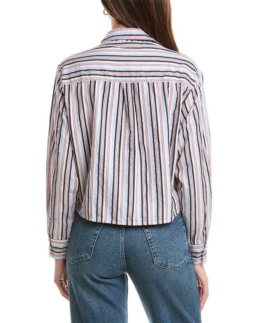 Michael Stars Michael Stars Scarlet Cropped Button Down Shirt