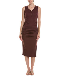 Michael Stars Michael Stars Samira Tank Henley Midi Dress