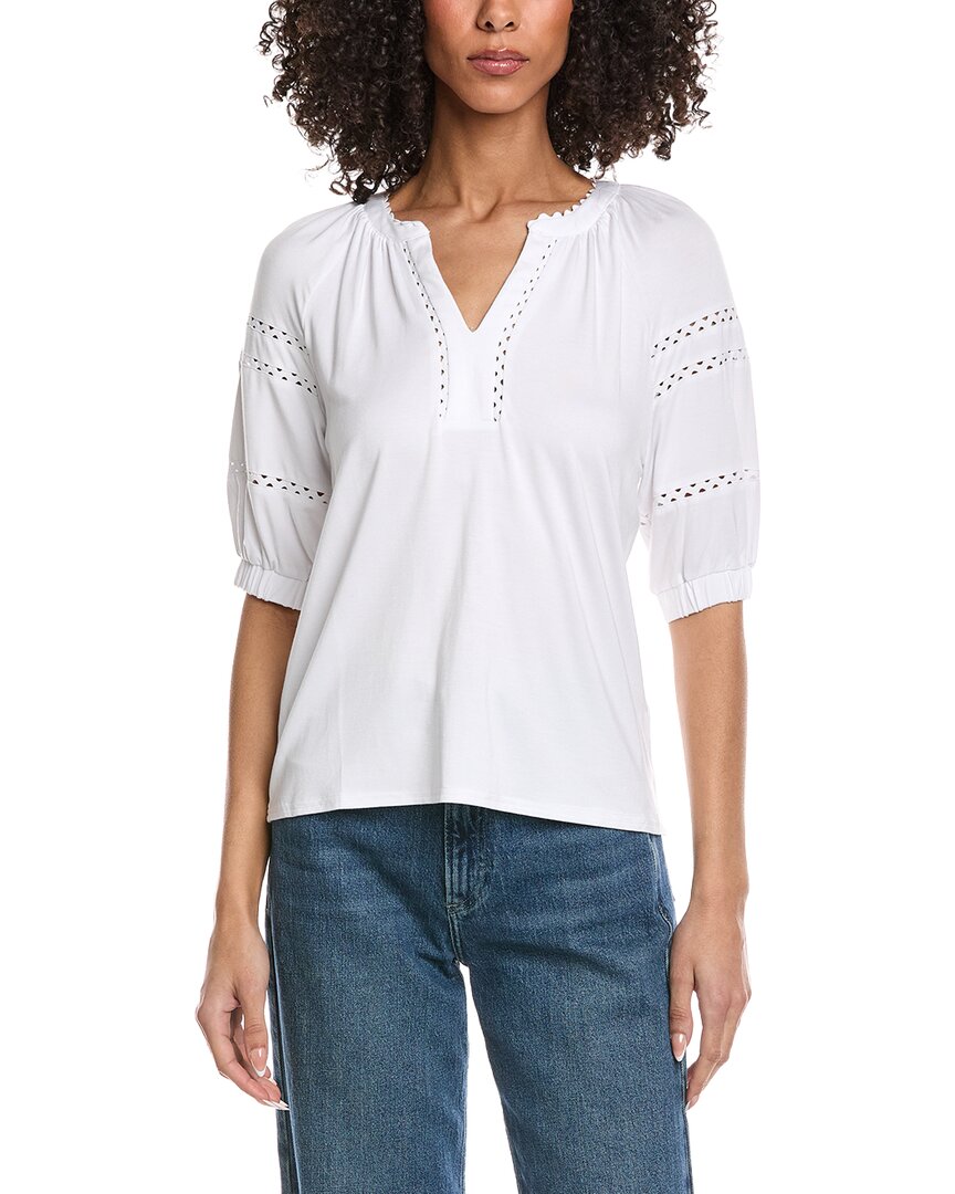 Nicole Miller Solid Blouse