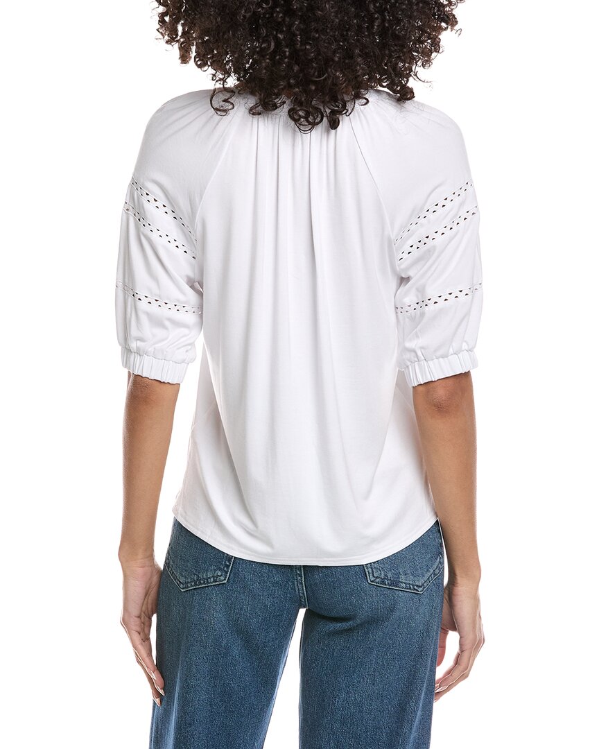 Nicole Miller Solid Blouse