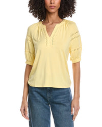 Nicole Miller Solid Blouse