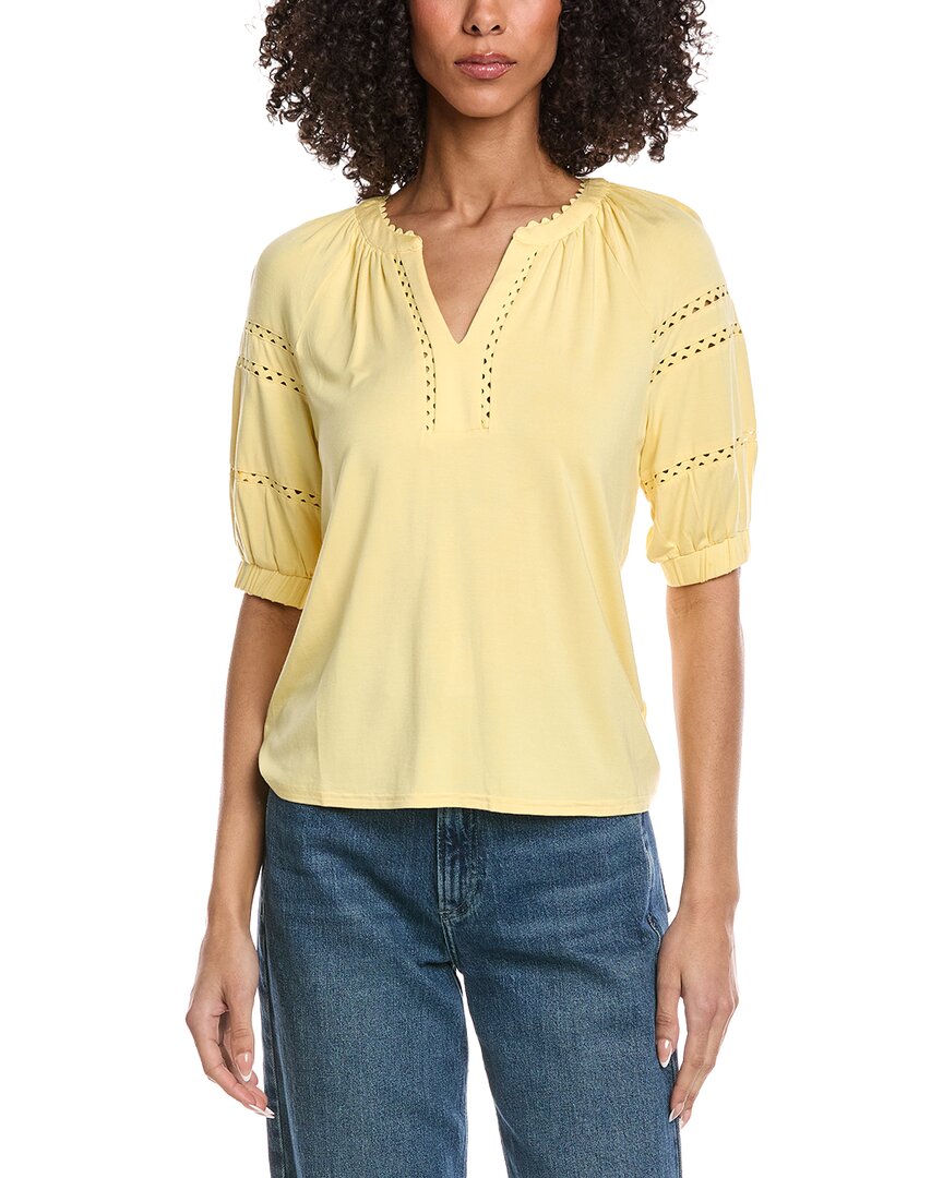 Nicole Miller Solid Blouse