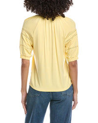 Nicole Miller Solid Blouse