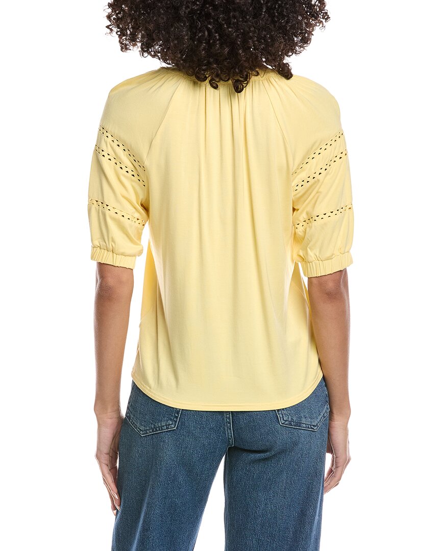 Nicole Miller Solid Blouse