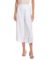 Nicole Miller Linen-Blend Pant