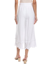 Nicole Miller Linen-Blend Pant