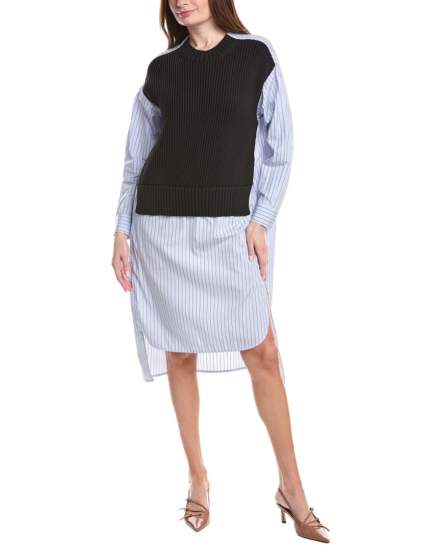 Fabiana Filippi Cotton Hybrid Shirt Dress