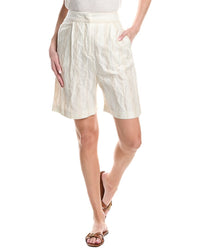 Fabiana Filippi Striped Cotton Bermuda Short