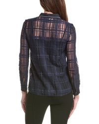 Fabiana Filippi Double Collar Tulle Basic Shirt