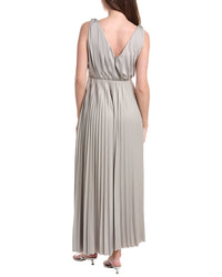 Fabiana Filippi Pleated Jersey Sleeveless Maxi Dress