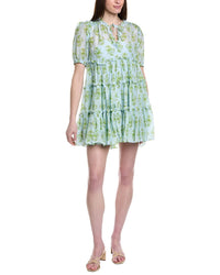 Cinq À Sept Papyrus Silk-Blend Madara Dress