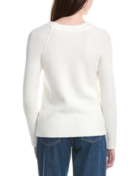 T Tahari Crewneck Rib Top