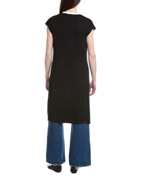 T Tahari Extended Sleeve Long Vest