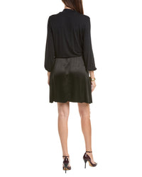 Michael Stars Michael Stars Myla Mock Neck 2-Fer Mini Dress