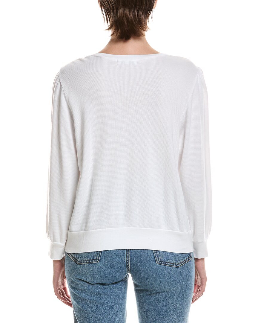 Michael Stars Michael Stars Sophy Puff Sleeve Henley T-Shirt
