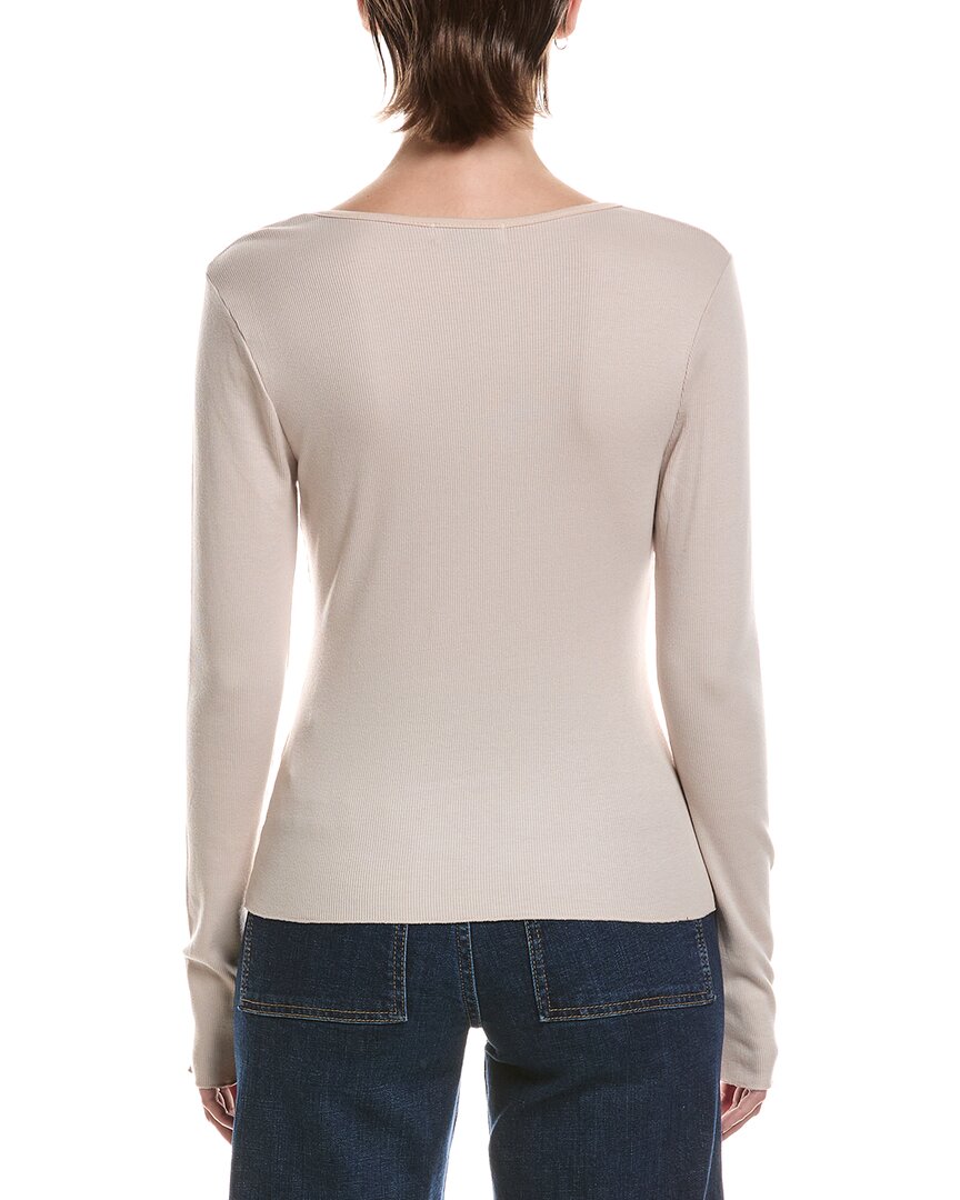 Michael Stars Michael Stars Salem Mixed Henley Top
