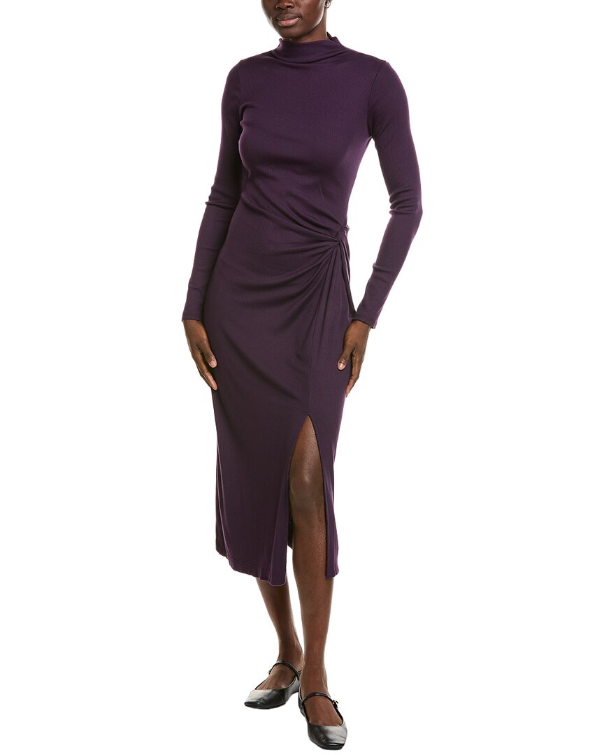 Michael Stars Michael Stars Tish Mock Neck Midi Dress