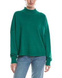 Michael Stars Michael Stars Mila Mock Neck Sweatshirt