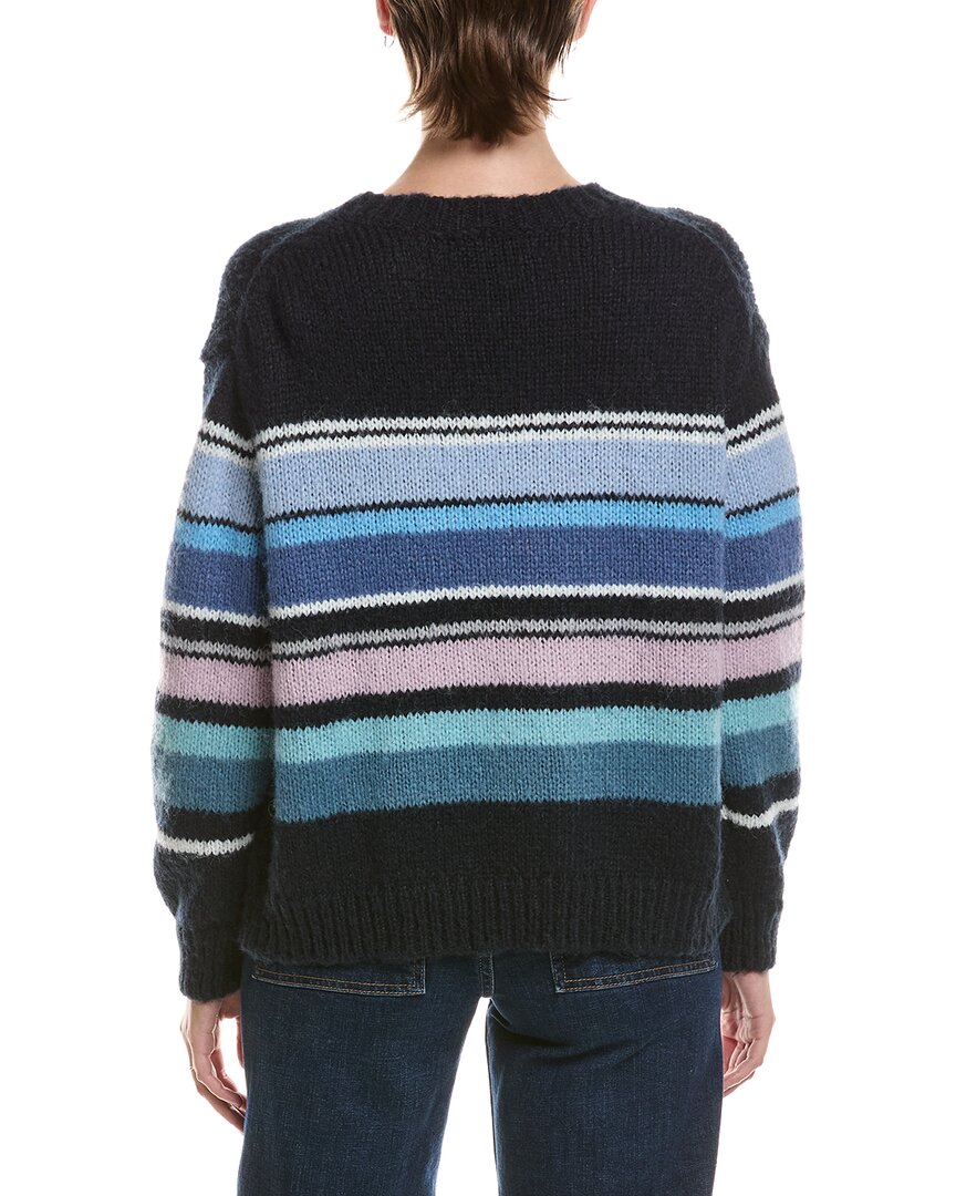 Michael Stars Aura Striped Wool-Blend Pullover