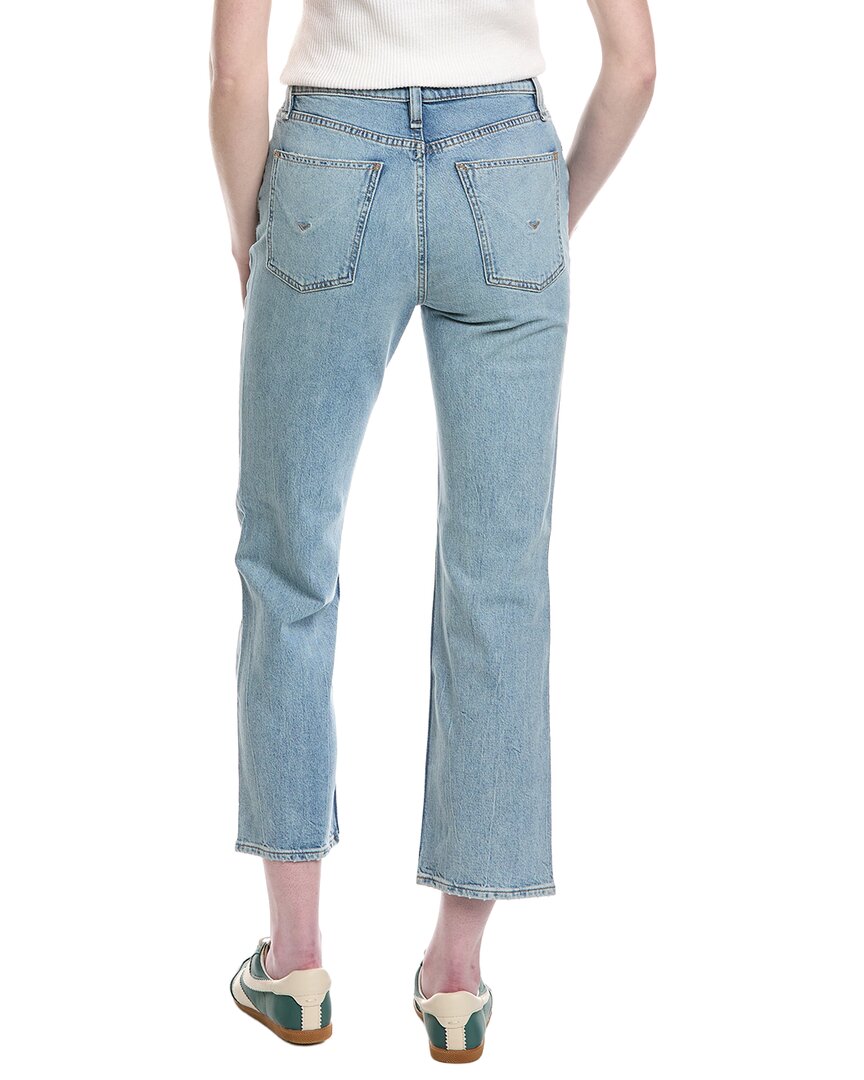 Hudson Jeans Remi High-Rise Sprinkle Destructed Straight Ankle Jean