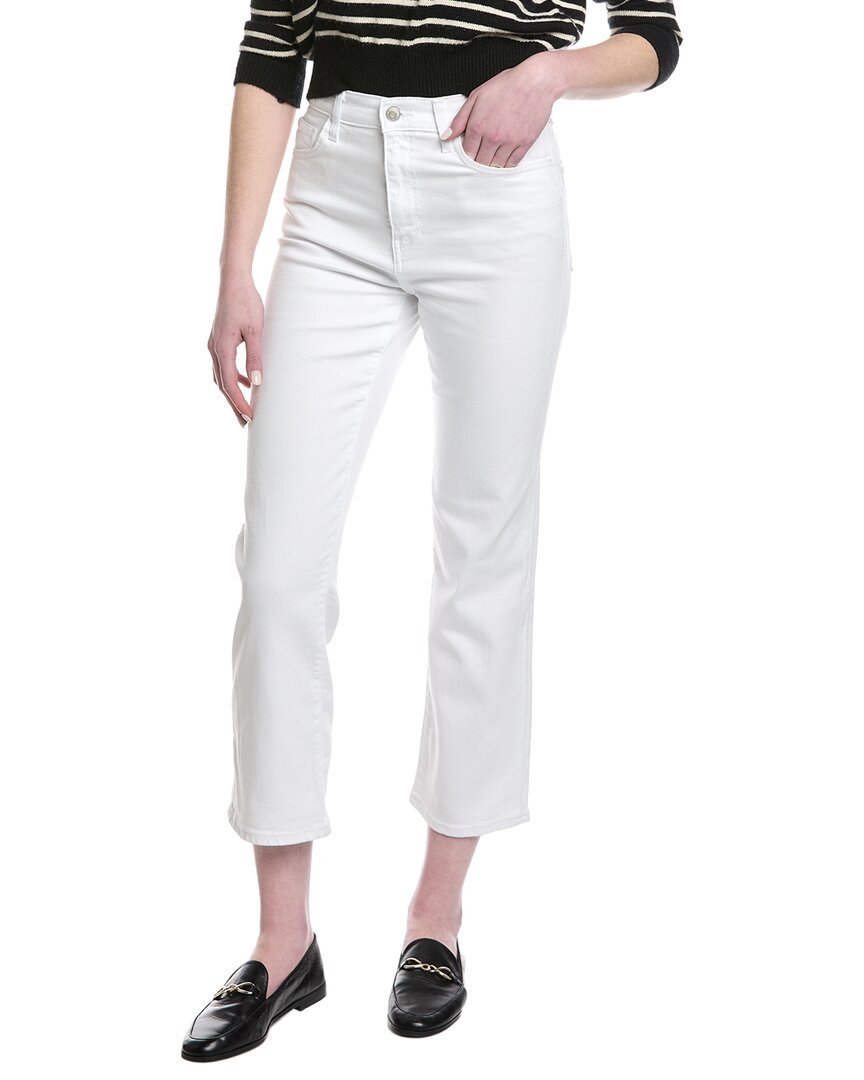 Hudson Jeans Noa High-Rise White Straight Ankle Jean