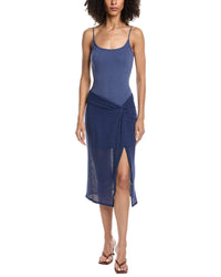Project Social T Shoreline Twisted Heavy Mesh Skirt