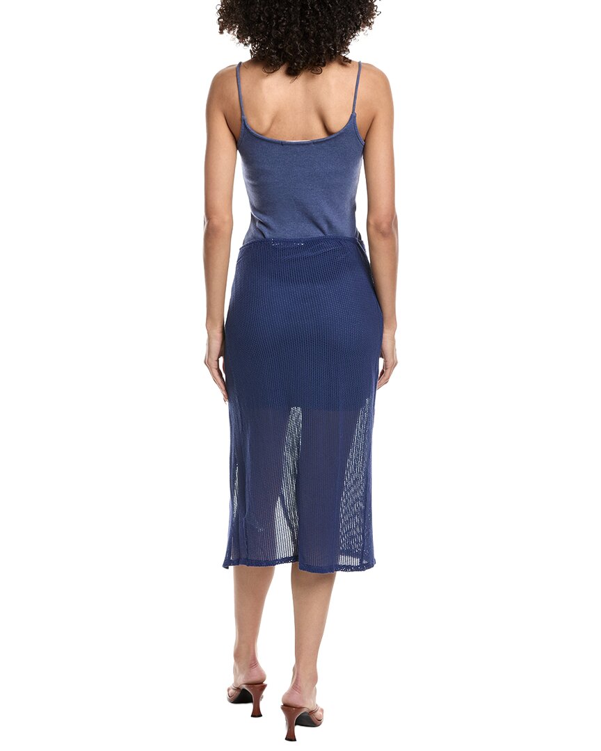 Project Social T Shoreline Twisted Heavy Mesh Skirt