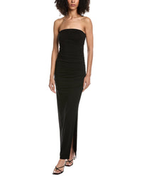 Project Social T Nala Strapless Side Ruched Maxi Dress