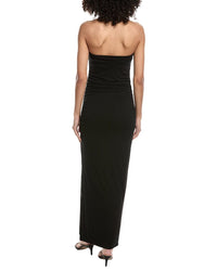 Project Social T Nala Strapless Side Ruched Maxi Dress