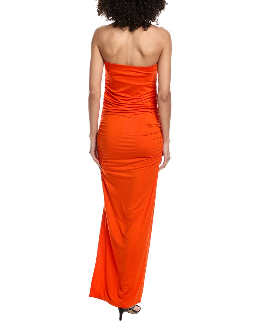 Project Social T Nala Strapless Side Ruched Maxi Dress