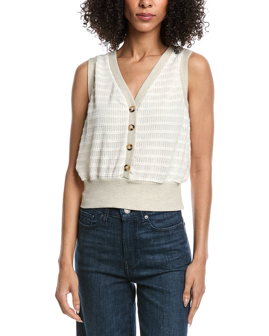 Project Social T Ingrid Button Front Textured Tank Top