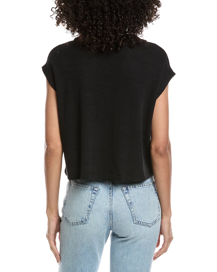 Project Social T Fernanda Button Front Textured Rib Shirt
