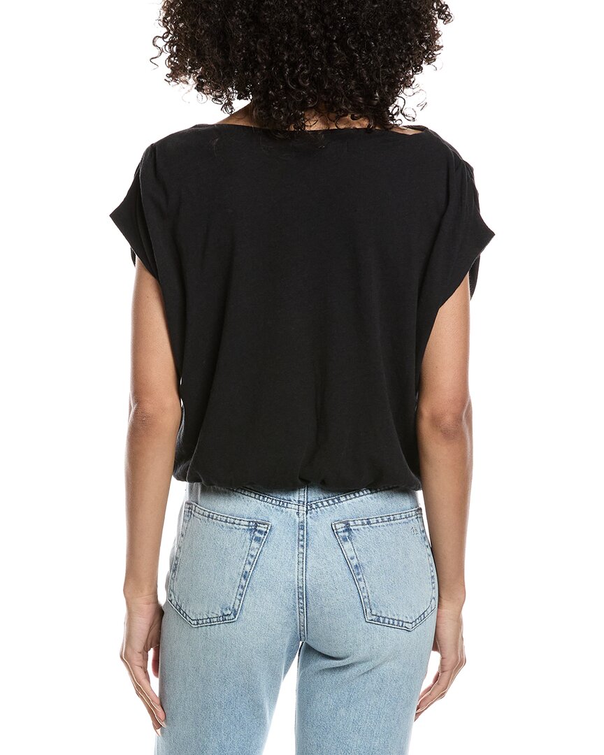 Project Social T Estelle Pleated Shoulder T-Shirt