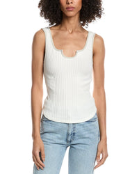 Project Social T Constanza Notch Neck Rib Tank Top