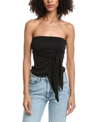 Project Social T Anastasia Tie Front Tube Top
