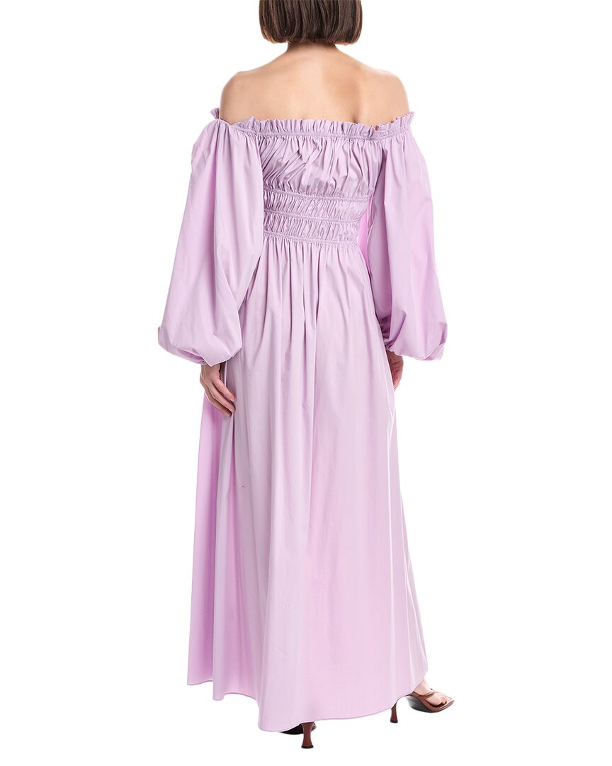 Caroline Constas Raquela Off Shoulder Ruffle Maxi Dress