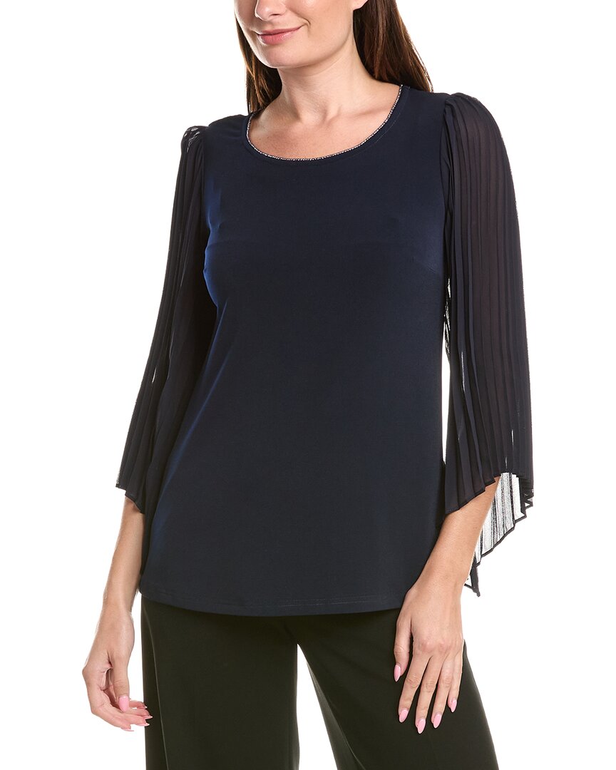 Joseph Ribkoff Joseph Ribkoff Pleated Sleeve Top