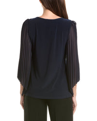 Joseph Ribkoff Joseph Ribkoff Pleated Sleeve Top