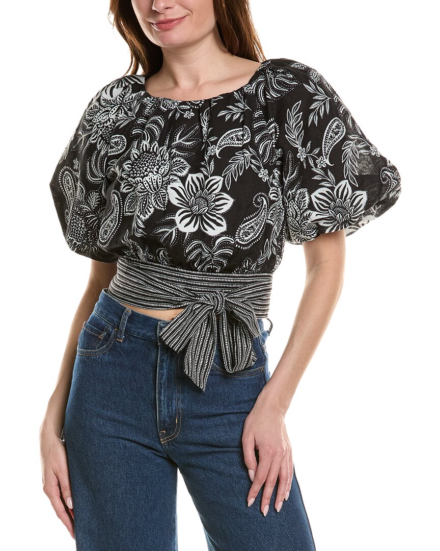 Tyler Böe Hannah Linen-Blend Top
