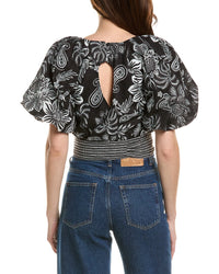 Tyler Böe Hannah Linen-Blend Top