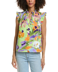 Tyler Böe Piper Linen-Blend Top
