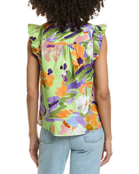Tyler Böe Piper Linen-Blend Top