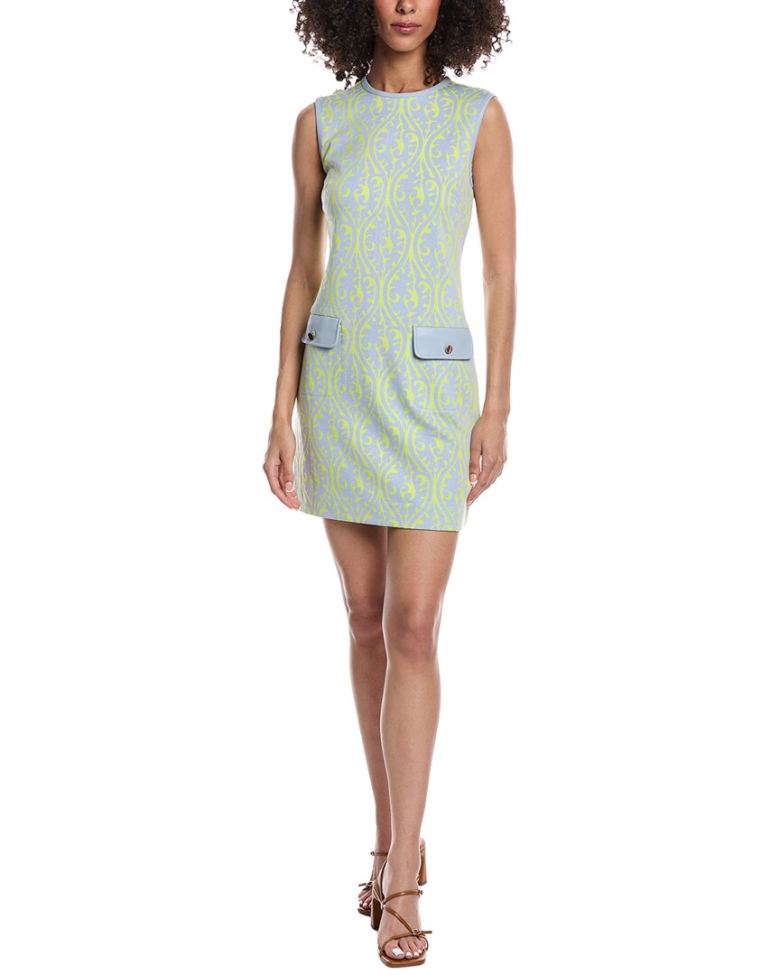 Tyler Böe Blue Mosaic Mini Dress