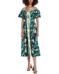 Tyler Böe Hailey Silk-Blend Midi Dress