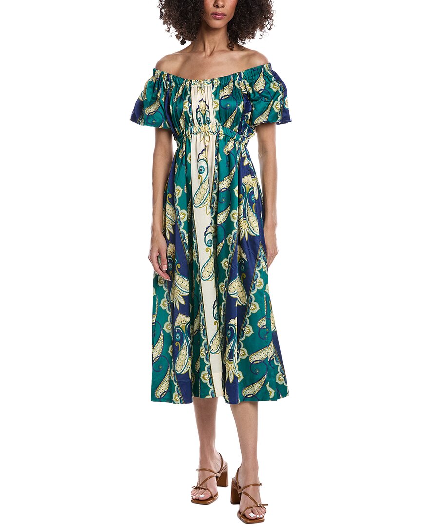 Tyler Böe Hailey Silk-Blend Midi Dress