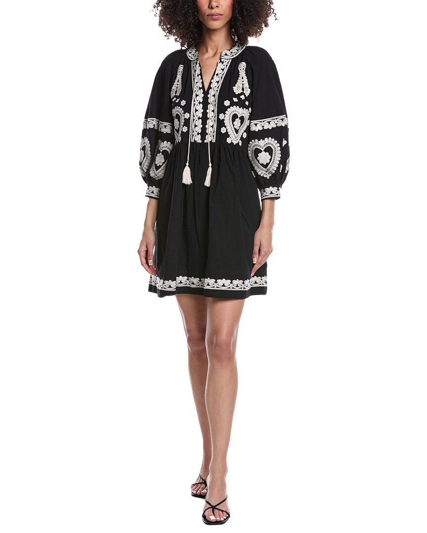 Tyler Böe Carmen Embroidered Mini Dress