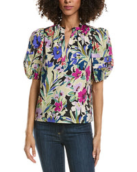Tyler Böe Jenna Watercolor Blouse