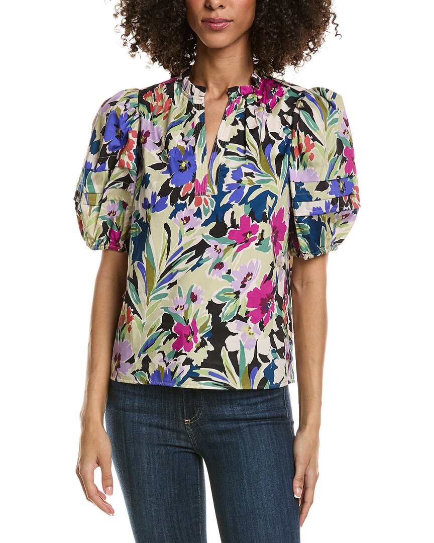 Tyler Böe Jenna Watercolor Blouse