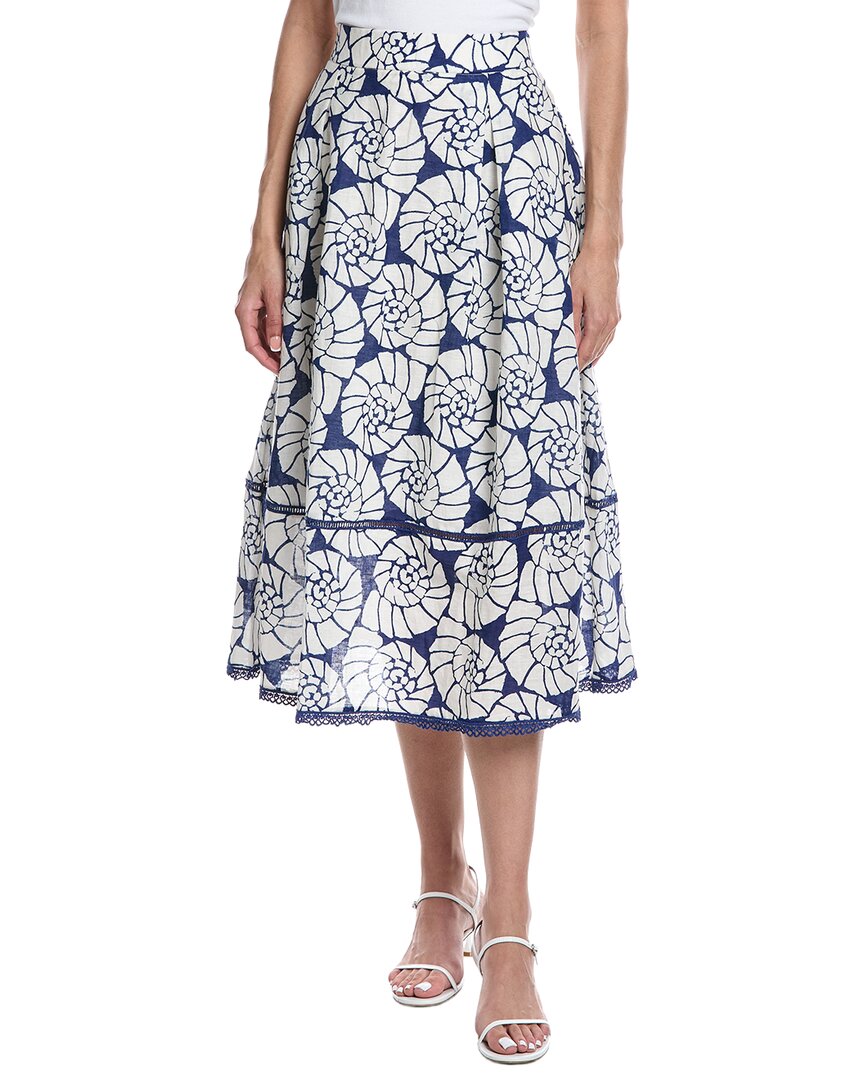 Tyler Böe Elise Linen-Blend Midi Skirt