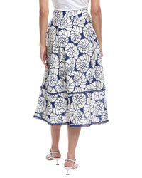 Tyler Böe Elise Linen-Blend Midi Skirt